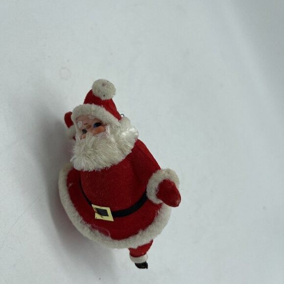 VINTAGE 1950s Kitschy Paper Mache Clown Ornament Santa Bear Duck Lot - Picture 11 of 12